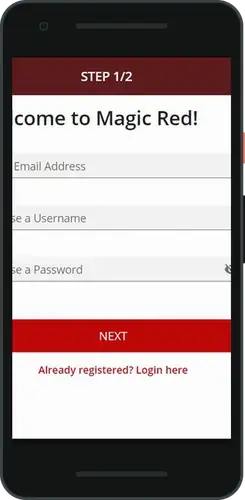 MagicRed Casino register
